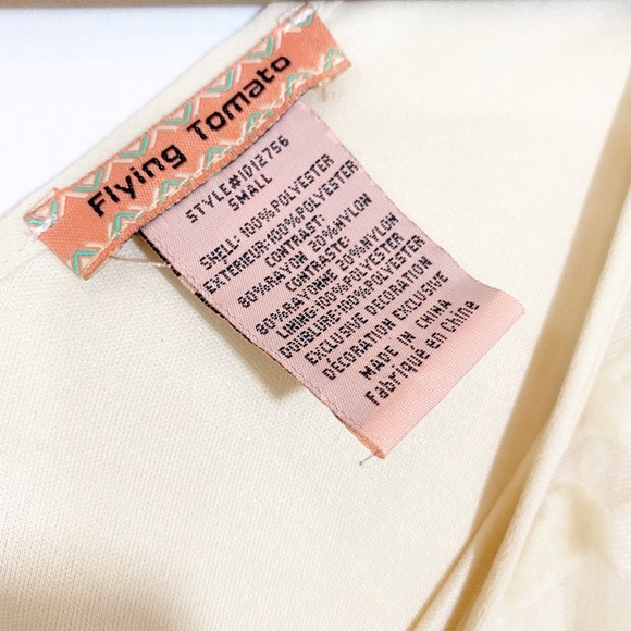 FLYING TOMATO CRUSHED VELVET CHIFFON DRESS - SZ S - Picture 6 of 8